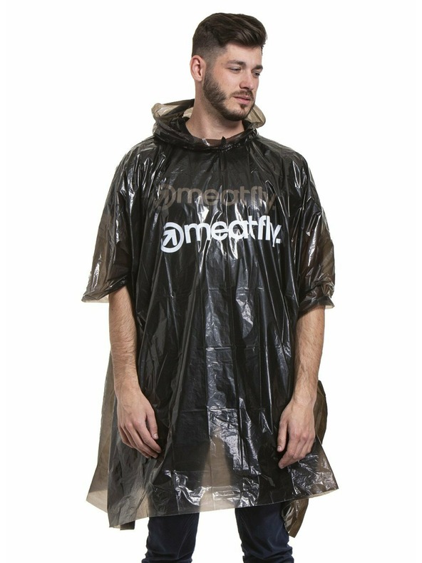 Meatfly Meatfly αδιάβροχο - poncho Rainmann A | Μαύρο | Μέγεθος