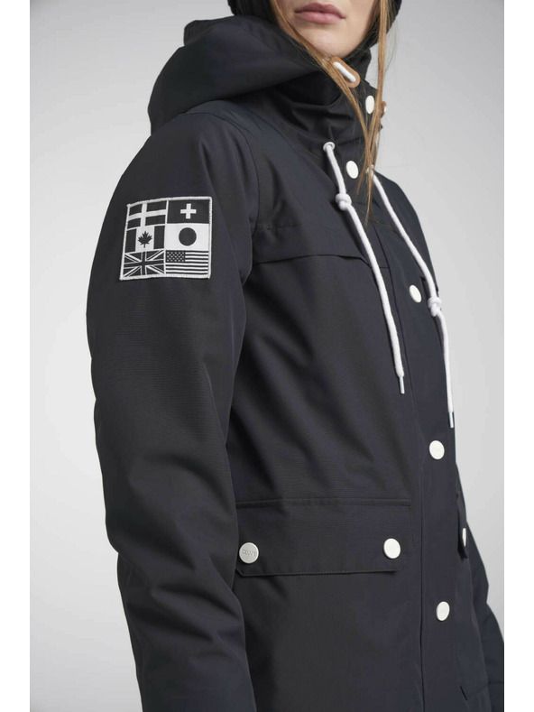 Tenson Γυναικείο μπουφάν Snowboard Colourwear Ida W Μαύρο