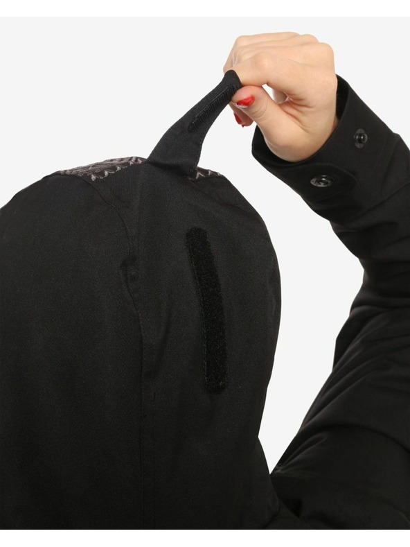 Kilpi Γυναικείο χειμερινό παλτό Kilpi PERU-W Μαύρο