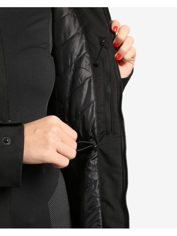 Kilpi Γυναικείο χειμερινό παλτό Kilpi PERU-W Μαύρο