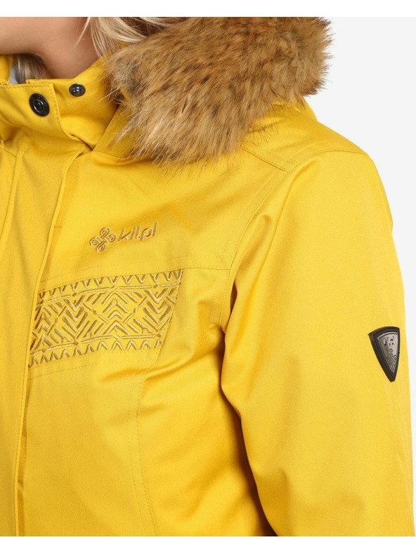 Kilpi Γυναικείο χειμερινό παλτό Kilpi PERU-W Gold