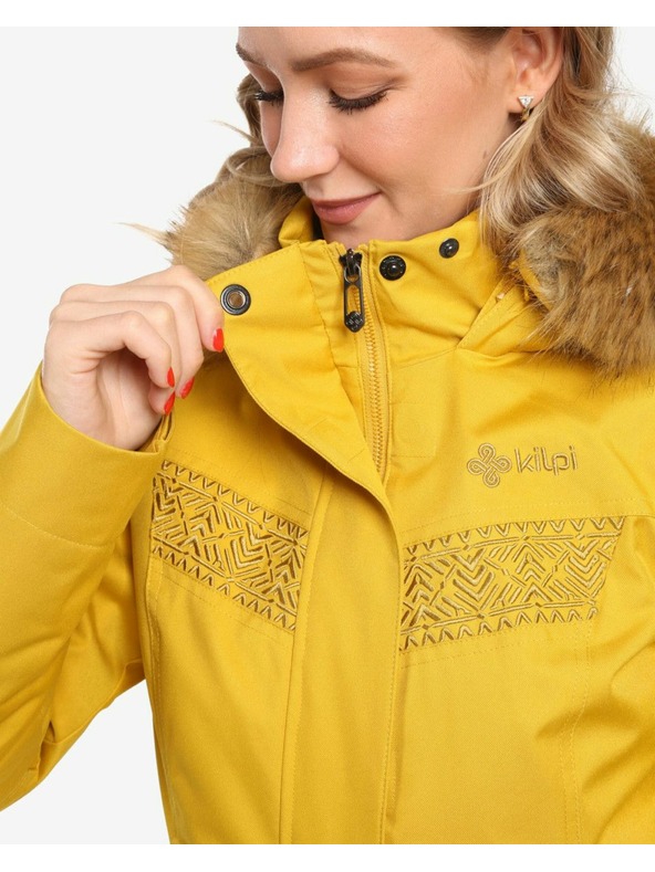 Kilpi Γυναικείο χειμερινό παλτό Kilpi PERU-W Gold