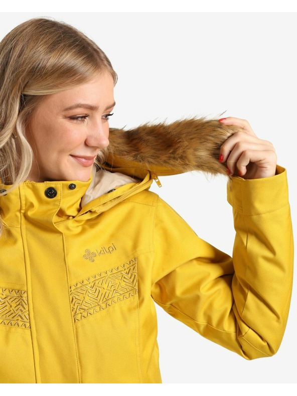 Kilpi Γυναικείο χειμερινό παλτό Kilpi PERU-W Gold