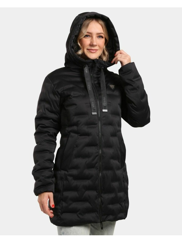 Kilpi Γυναικείο χειμερινό παλτό Kilpi BELIZE-W Μαύρο