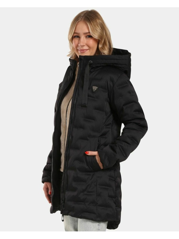 Kilpi Γυναικείο χειμερινό παλτό Kilpi BELIZE-W Μαύρο