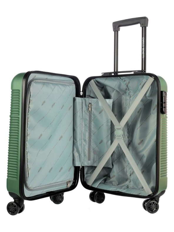 Enrico Benetti Ταξιδιωτική βαλίτσα Enrico Benetti Louisville S Olive