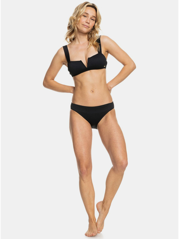 Roxy Μαύρα ριγέ δίπτυχα μαγιό Roxy