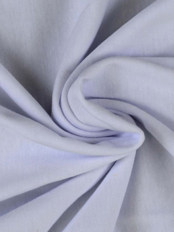 Kvalitex Jersey μονό σεντόνι 100x200cm ανοιχτό γκρι