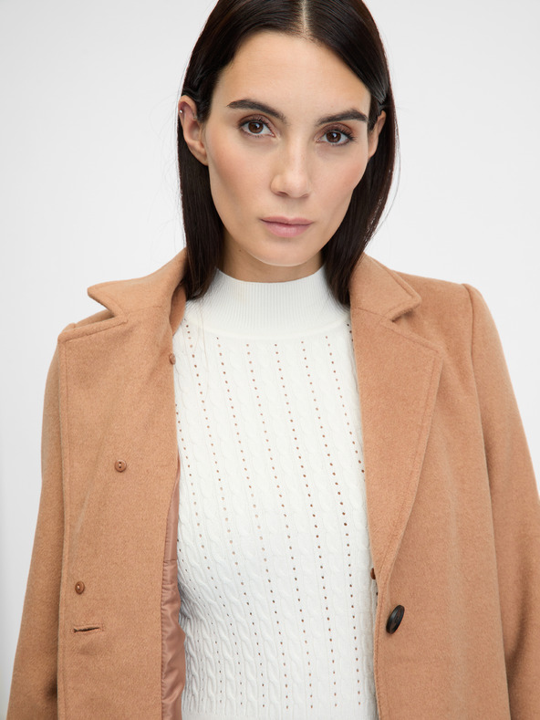 Orsay ORSAY ανοιχτό καφέ γυναικείο παλτό