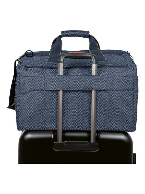 Reisenthel Reisenthel Allrounder L τσέπης ψαροκόκαλο σκούρο μπλε ταξιδιωτική τσάντα