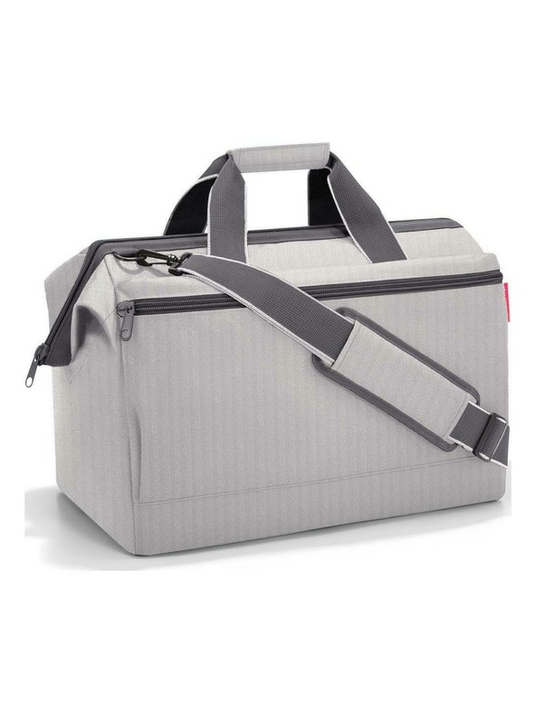 Reisenthel Ταξιδιωτική τσάντα Reisenthel Allrounder L Pocket Herringbone Γκρι
