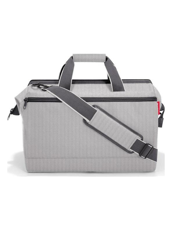 Reisenthel Ταξιδιωτική τσάντα Reisenthel Allrounder L Pocket Herringbone Γκρι