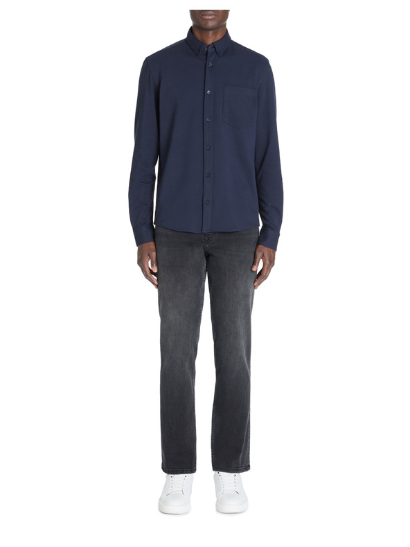 Celio Σκούρο μπλε ανδρικό πουκάμισο Celio Lapic