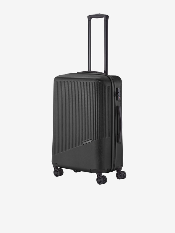 Travelite Travelite Bali M Μαύρη ταξιδιωτική βαλίτσα