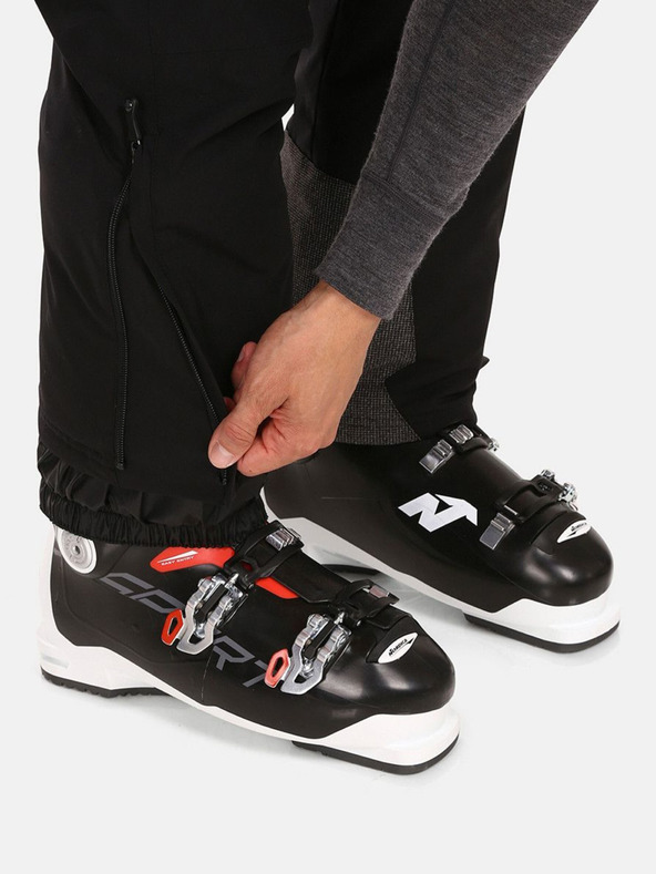 Kilpi Μαύρο ανδρικό παντελόνι σκι Kilpi MIMAS