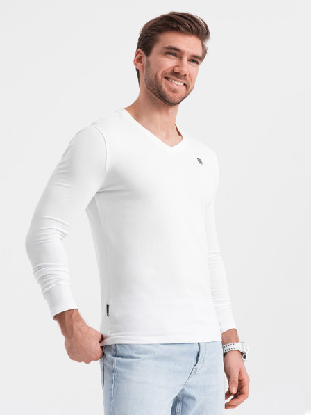 Ombre Clothing Ανδρικό μακρυμάνικο σετ V-NECK - Mix 2-pack V1 Z87 Ombre Clothing