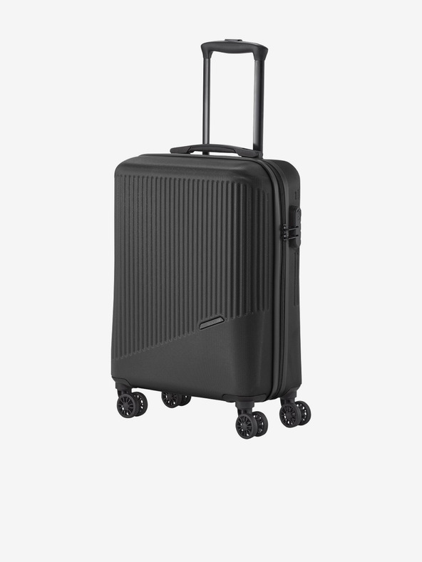 Travelite Μαύρη ταξιδιωτική βαλίτσα Travelite Bali S Black