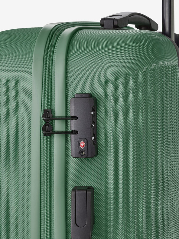 Travelite Travelite Bali L Πράσινη βαλίτσα ταξιδιού