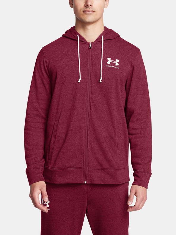 Under Armour Ανδρικό φούτερ Under Armour UA Rival Terry LC FZ-RED