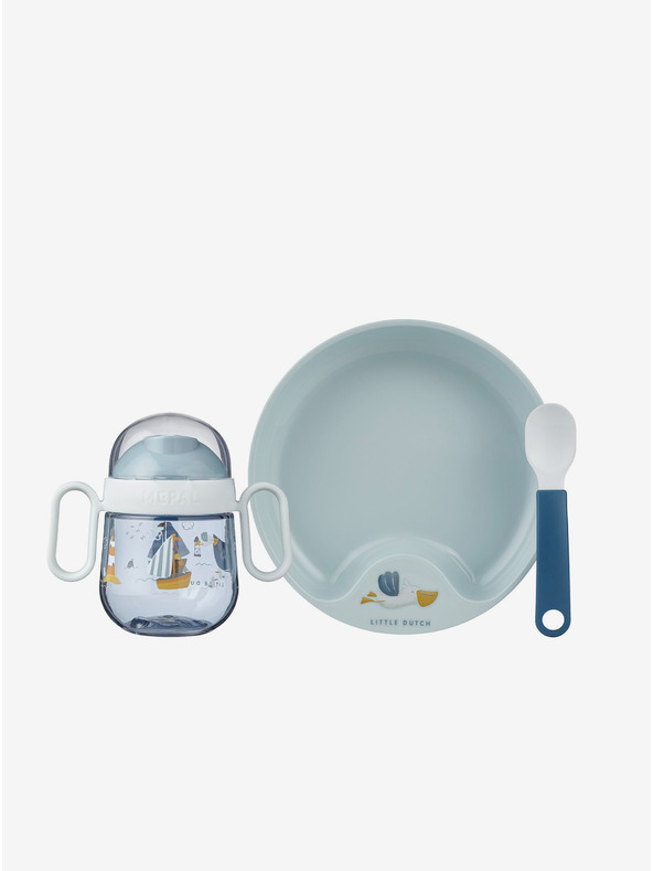 Mepal Παιδικό σετ τραπεζαρίας τριών ατόμων σε μπλε χρώμα Mepal Mio