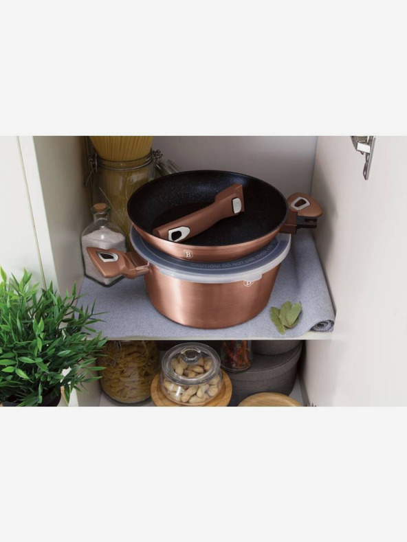 Berlingerhaus Σετ πιάτων με μαρμάρινη επιφάνεια 6 τμχ Rosegold Metallic Line BERLINGERHAUS