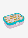 Mepal Mepal Campus Leopard παιδικό κουτί σνακ σε τυρκουάζ-ροζ χρώμα