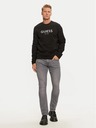 Guess Jeans Ανδρική μαύρη φούτερ Guess Box Cn Sweatshirt