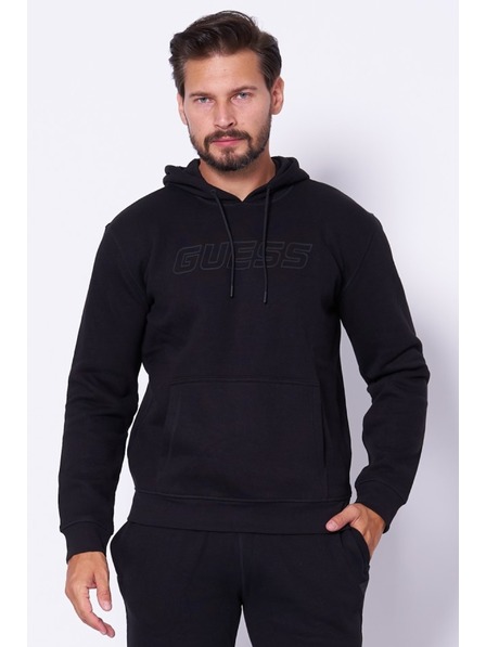 Guess Jeans Ανδρική μαύρη φούτερ Aldwin New Hoodie Guess jeans