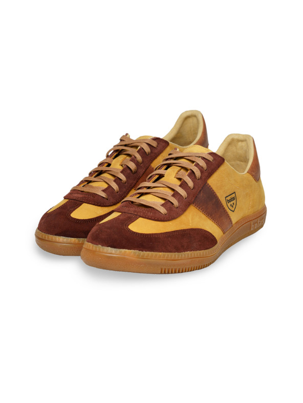 BOTAS *** Γυναικεία δερμάτινα αθλητικά παπούτσια / sneakers καφέ Botas Iconic Caramel