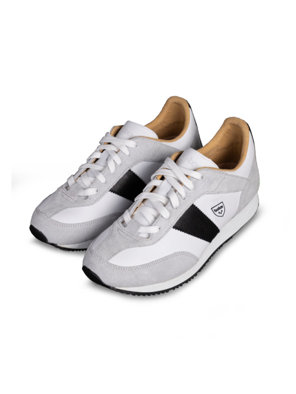 BOTAS *** Γυναικεία δερμάτινα αθλητικά παπούτσια / sneakers γκρι Botas Authentic Shadow