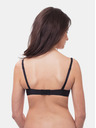Wonderbra Μαύρο γυναικείο push up σουτιέν Wonderbra FULL EFFECT PLAIN BRA