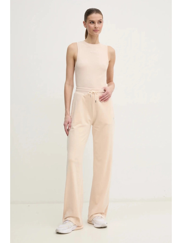 Guess Jeans Γυναικεία μπεζ αμάνικη μπλούζα Guess jeans