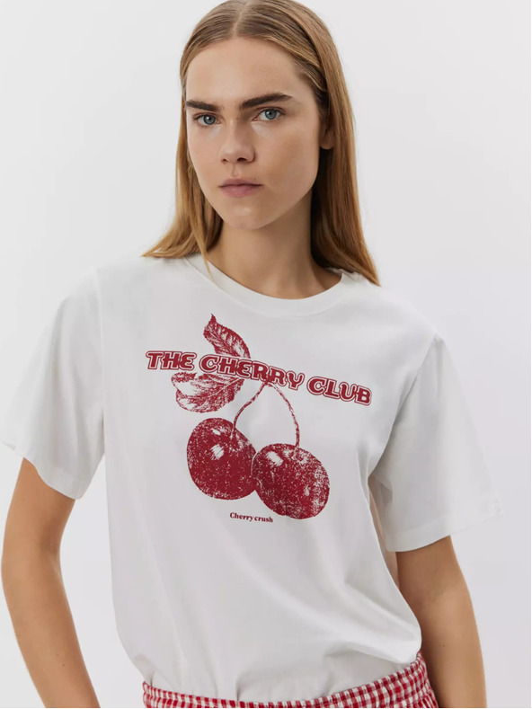 Sofie Schnoor Λευκό γυναικείο T-Shirt Sofie Schnoor