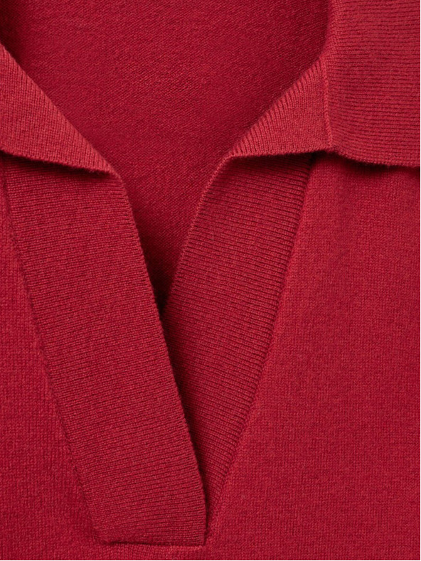 Sofie Schnoor Κόκκινο γυναικείο μάλλινο πουκάμισο Sofie Schnoor