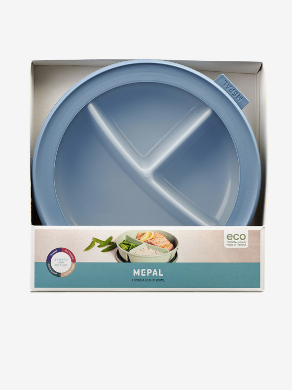 Mepal Ανοιχτό μπλε κουτί αποθήκευσης τροφίμων Mepal Bento bowl Cirqula (250+250+500 ml)
