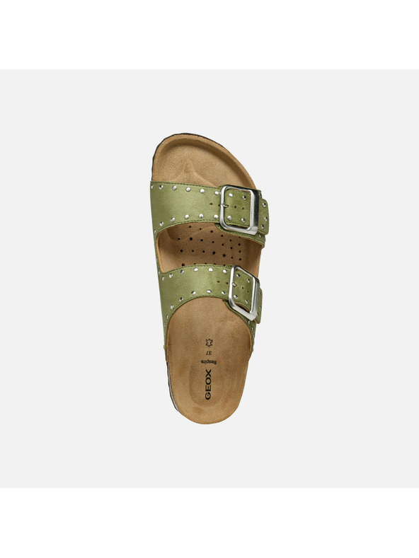 Geox Ανοιχτά πράσινα γυναικεία παντόφλες Geox Brionia R