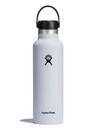 Hydro Flask Hydro Flask Θερμικό μπουκάλι από ανοξείδωτο χάλυβα Standard Mouth Flex Cap 21 oz (621 ml) Λευκό