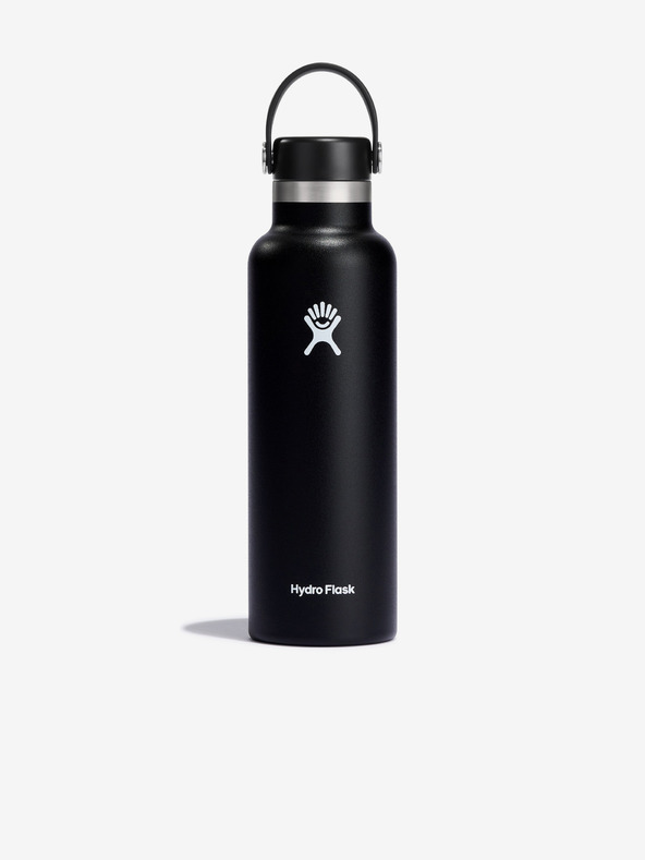 Hydro Flask Μαύρο ανοξείδωτο ατσάλι Hydro Flask Standard Mouth Flex Cap (621 ml)