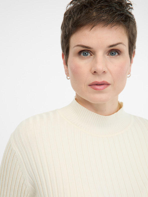 Orsay Κρεμ γυναικεία ζακέτα ORSAY