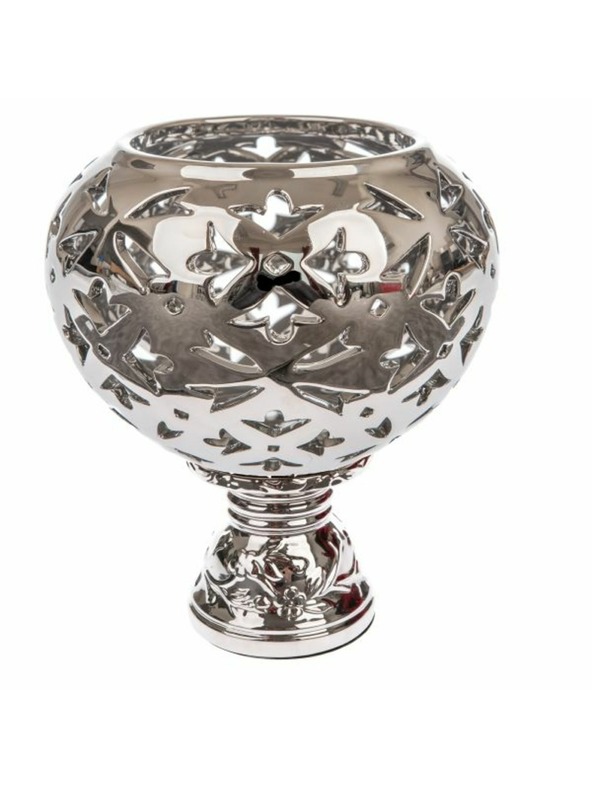 Casa de Engel Πορσελάνινο κηροπήγιο - επαργυρωμένο, 0/6