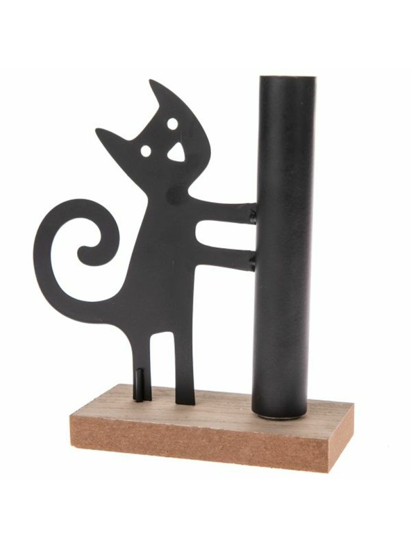 Casa de Engel Μεταλλικό κηροπήγιο - γάτα, 4/32
