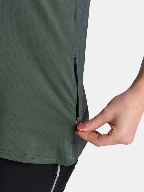 Kilpi Σκούρο πράσινο γυναικείο ποδηλατικό πουκάμισο Kilpi REMIDO