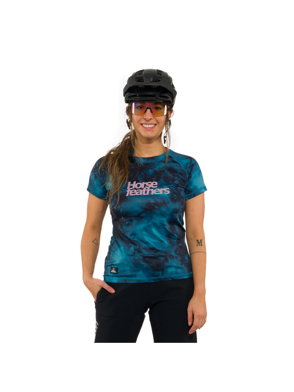 Horsefeathers Γυναικεία ποδηλατική μπλούζα Deco πετρόλ HORSEFEATHERS