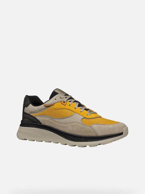 Geox Κίτρινα ανδρικά αθλητικά παπούτσια Geox Spherica Actif X1