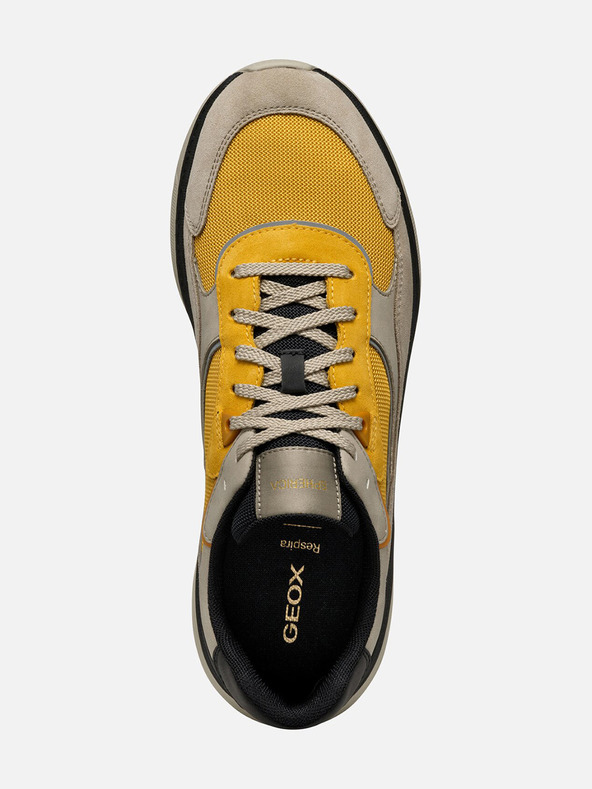 Geox Κίτρινα ανδρικά αθλητικά παπούτσια Geox Spherica Actif X1