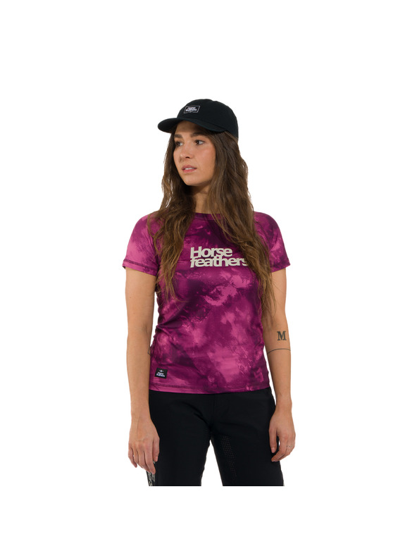 Horsefeathers Γυναικεία ποδηλατική μπλούζα Deco - ροζ HORSEFEATHERS