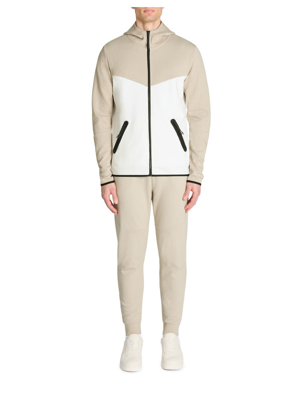 Celio Μπεζ ανδρικό φούτερ με φερμουάρ Celio Lenewyoke