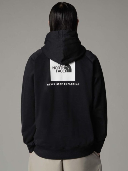 The North Face Ανδρικό μαύρο φούτερ The North Face Raglan Redbox Hoodie nse