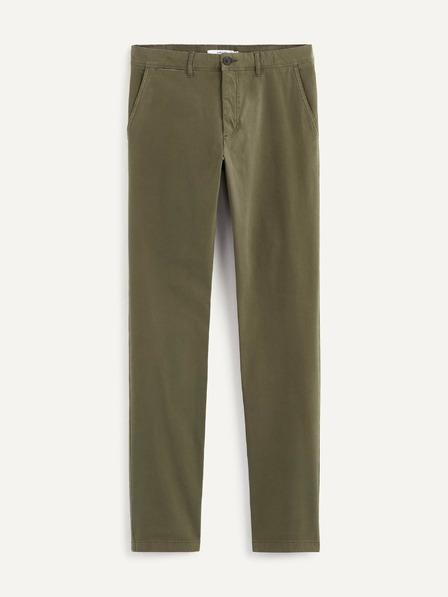 Celio Σκούρο πράσινο ανδρικό παντελόνι Celio