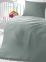 Kvalitex Muslin bedding for children's bed light green Kvalitex